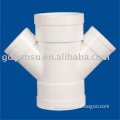 PVC Reducing Double Wye,  PVC fittings for drainage pipelines